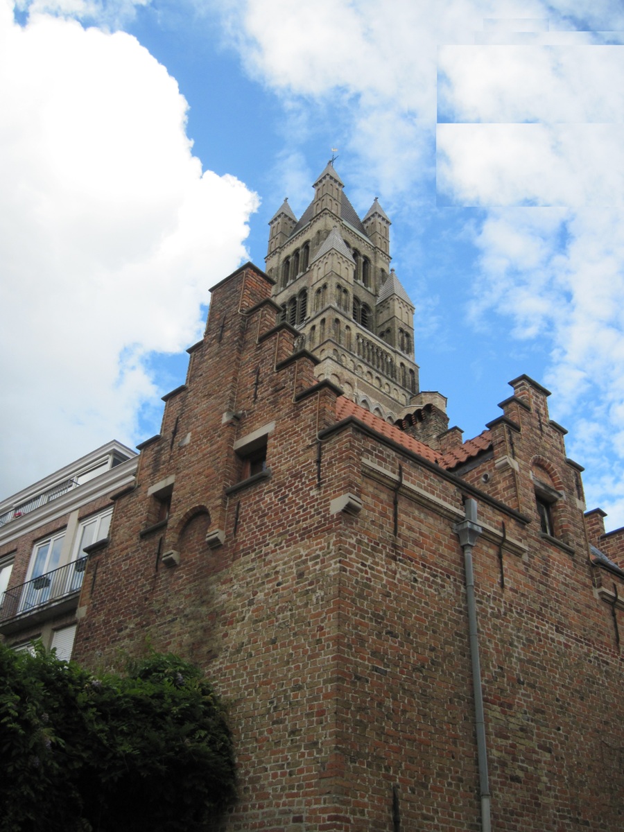06- Bruges- Altro scorcio della torre della Cattedrale di San Salvatore